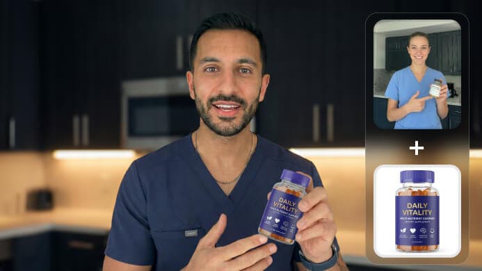 Exemplo de vídeo vitrine de produto UGC 3